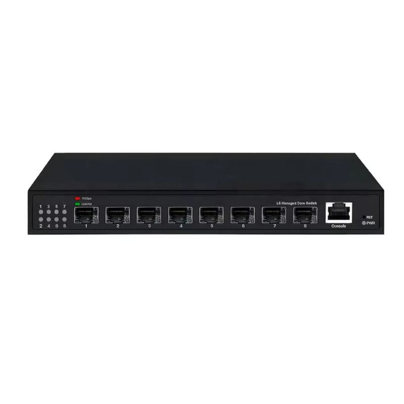 Sfp+ 10G Managed Switch 8 Port - Przełącznik sieciowy L3 z obsługą zarządzania,