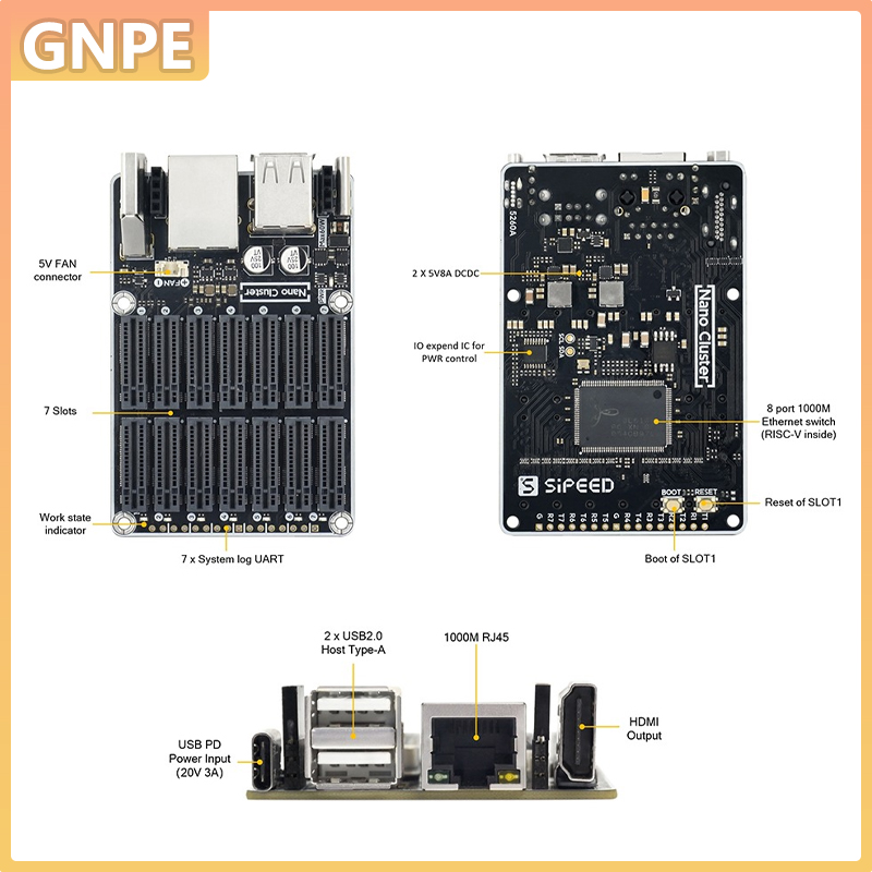 Płytka mini-cluster Sipeed Nan – Deskpi Super6C recenzja i cena