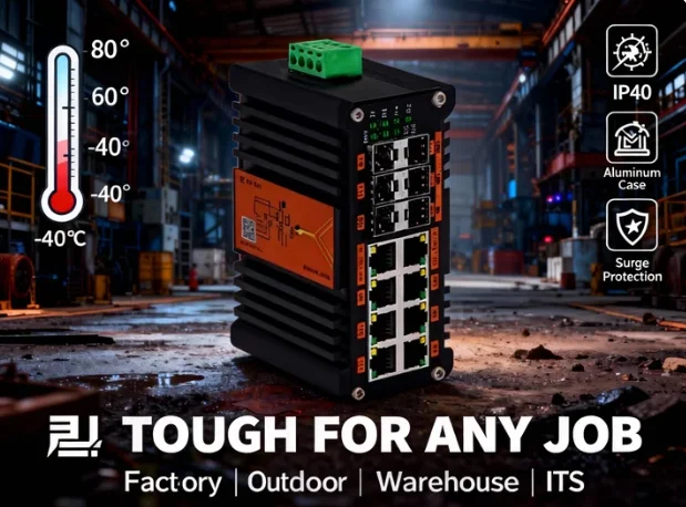Przemysłowy przełącznik PoE z  – Sfp+ 10G Managed Switch 8 Port recenzja i cena